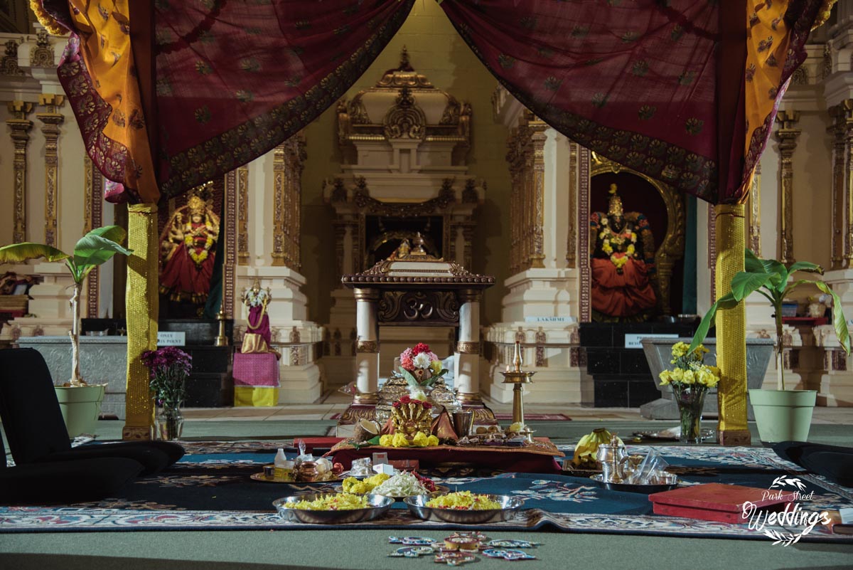 a-scene-from-the-temple-laid-out-for-the- indian-wedding-ceremony