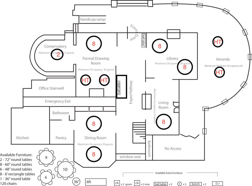 seating floor plan for reception